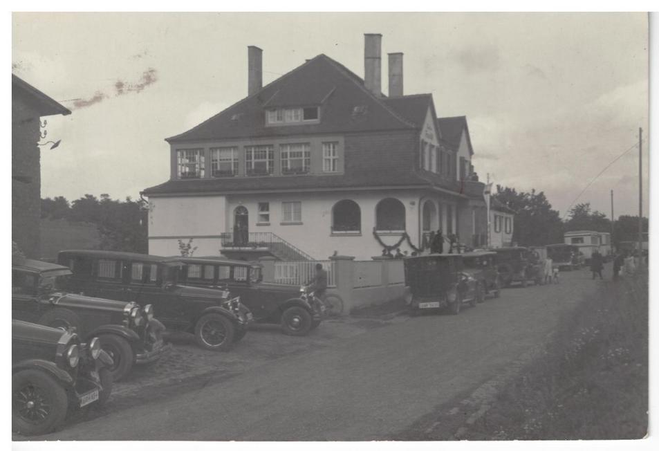 Das Landheim in Wiesbach 1931 am Tag der Eröffnung