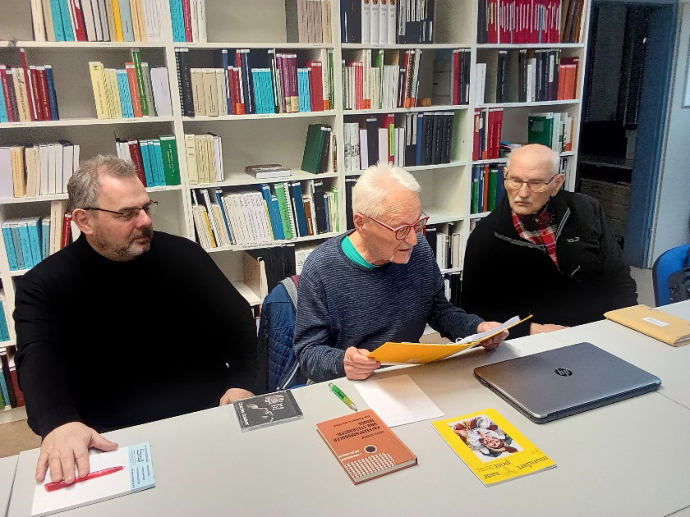 Charles Gräber besucht die Geschäftsstelle