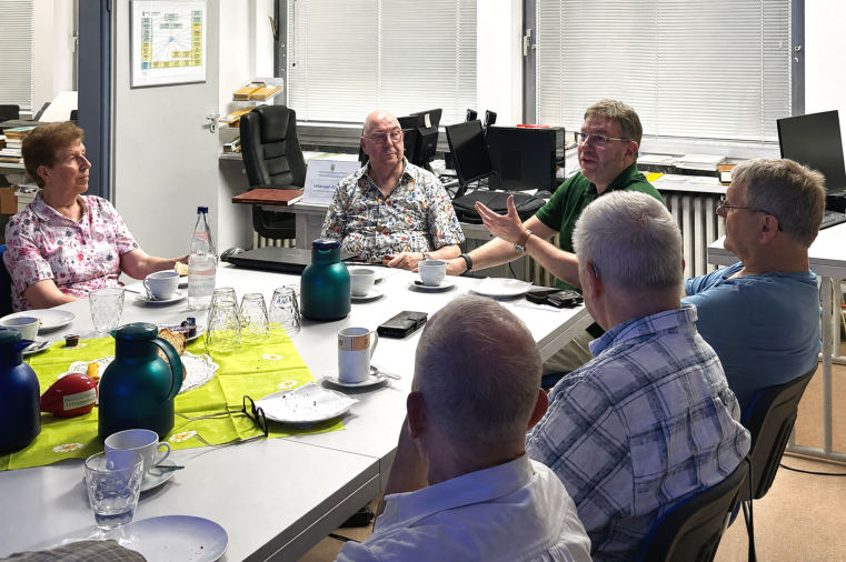 Landrat Meng zu Gast beim VLS-Stammtisch